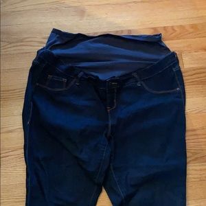 Full panel maternity super skinny jeans.